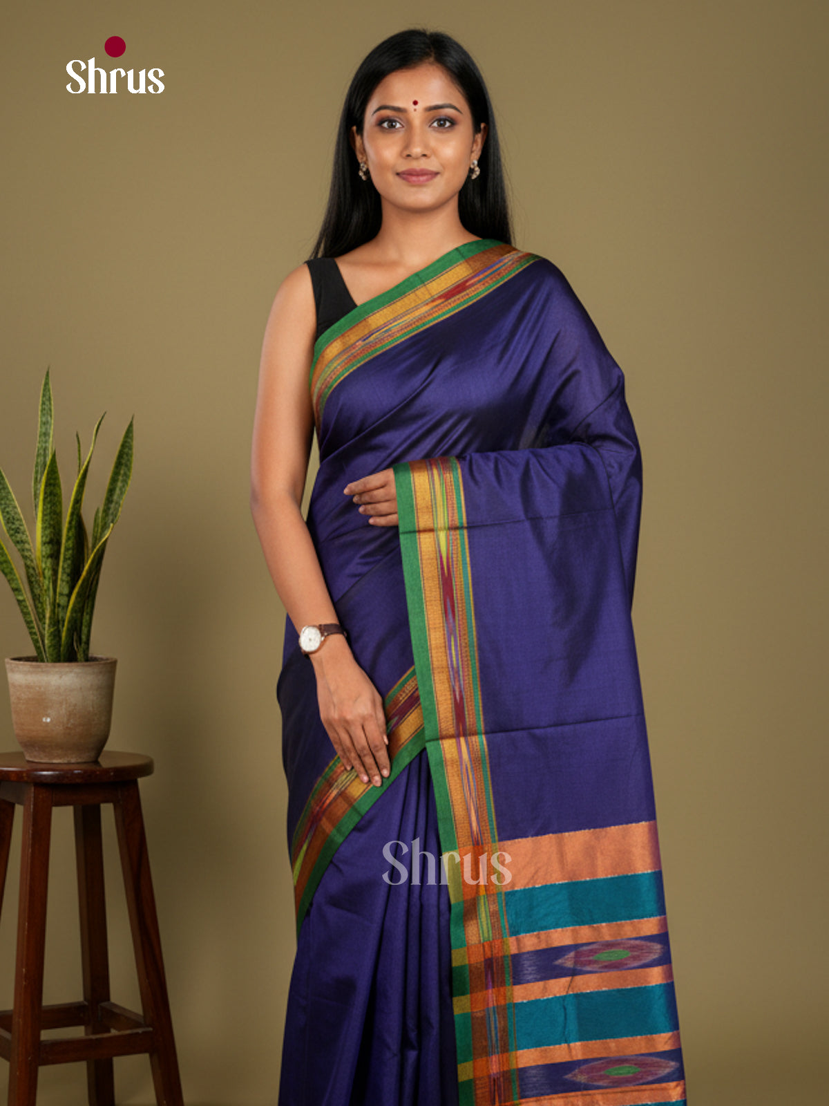 Narayanpet Cotton Saree - EBS28083 - Shop on Shrus.com