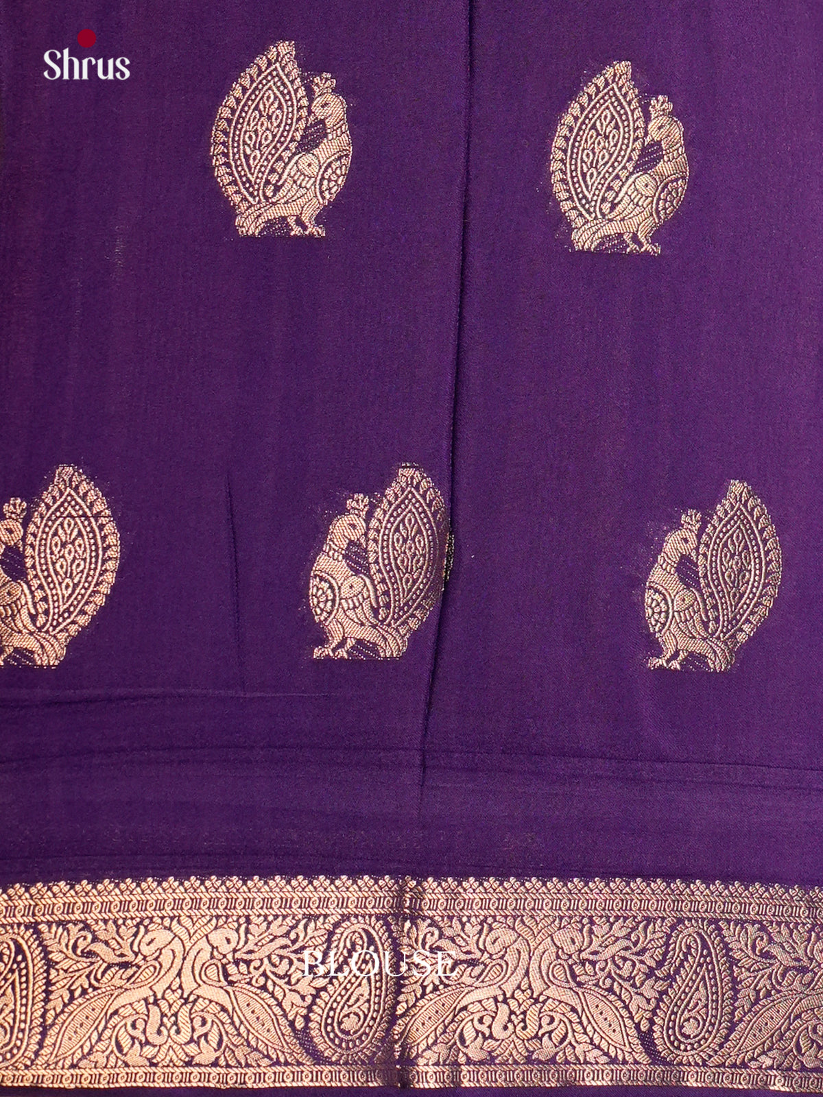 Semi Mysoresilk Saree - EBS28093 - Shop on Shrus.com