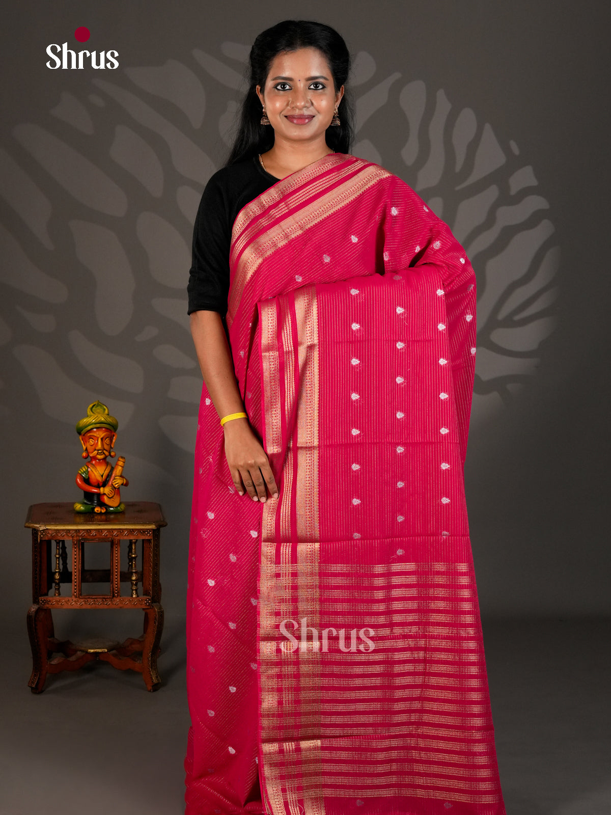 Semi Chiniya Saree - EBS28199 - Shop on Shrus.com