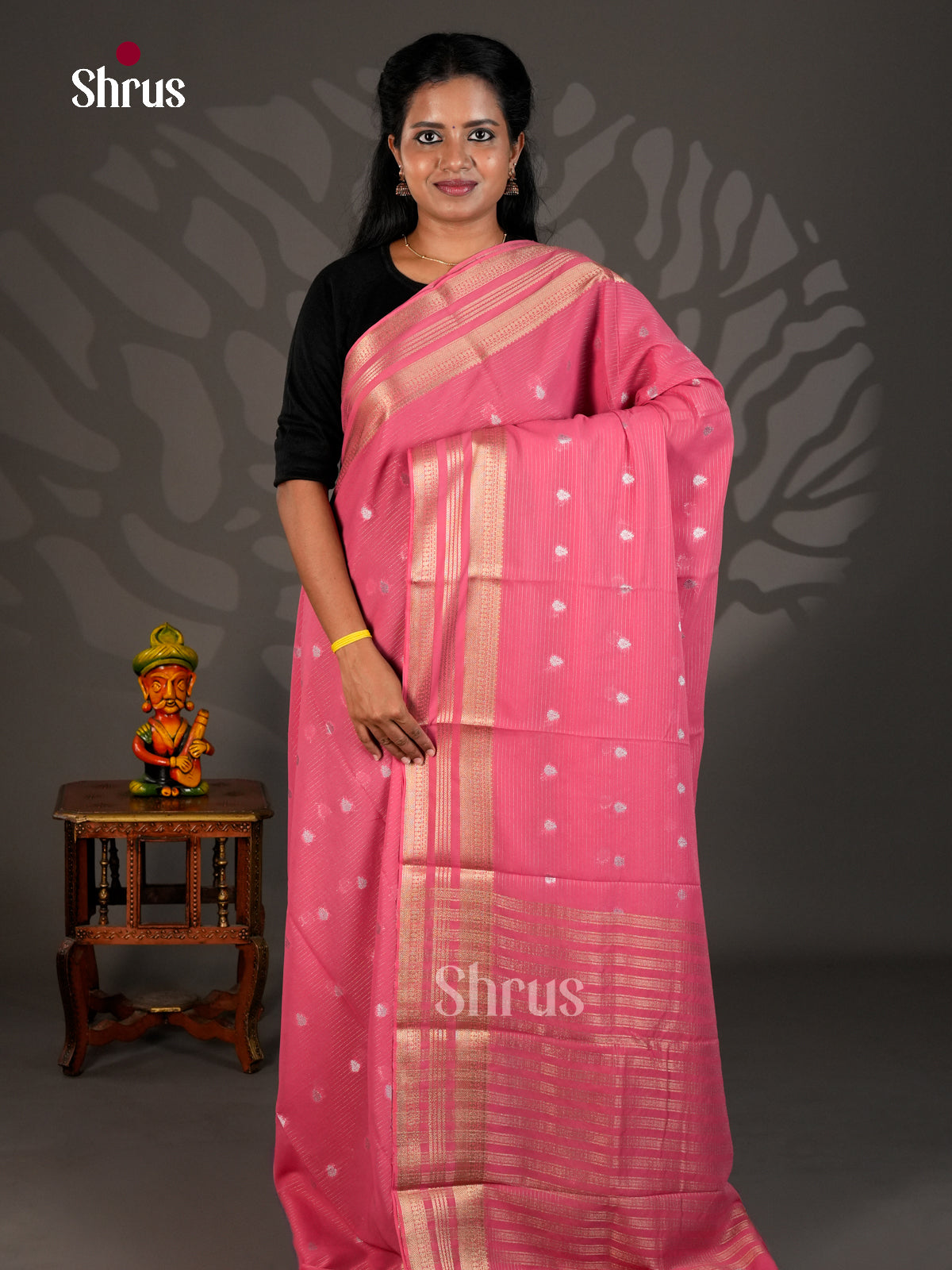 Semi Chiniya Saree - EBS28200 - Shop on Shrus.com