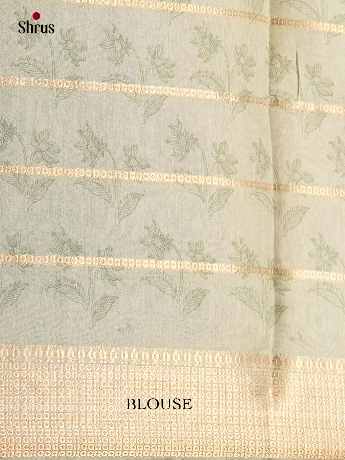 Printed Semi Tussar Saree - ECS02108 - Shop on Shrus.com