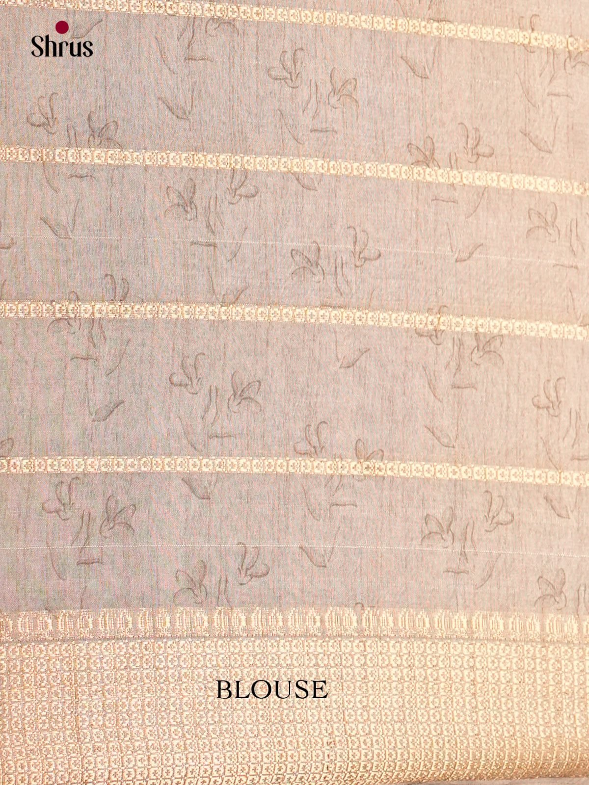 Printed Semi Tussar Saree - ECS02126 - Shop on Shrus.com