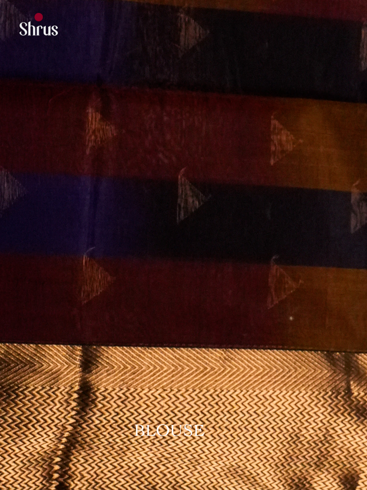 Maheshwari silkcotton Saree - ECS03147 - Shop on Shrus.com