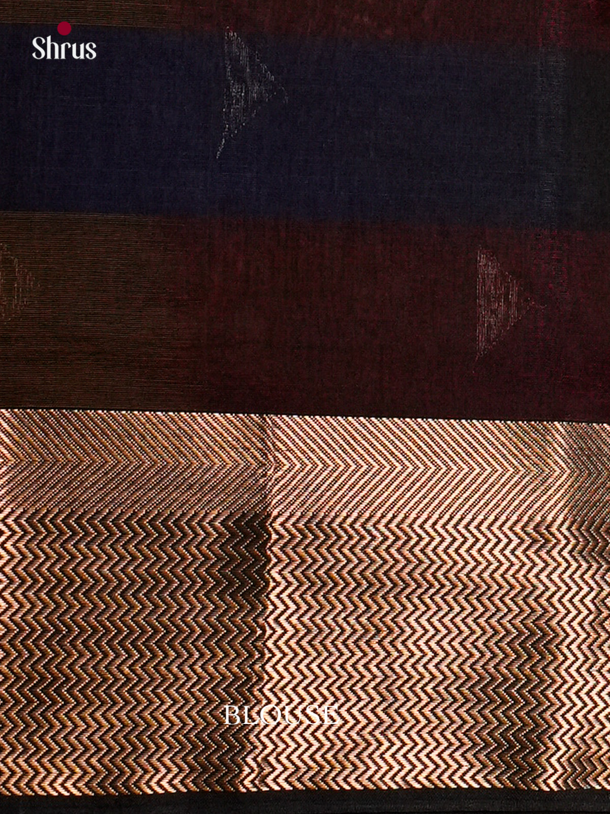 Maheshwari silkcotton Saree - ECS03152 - Shop on Shrus.com