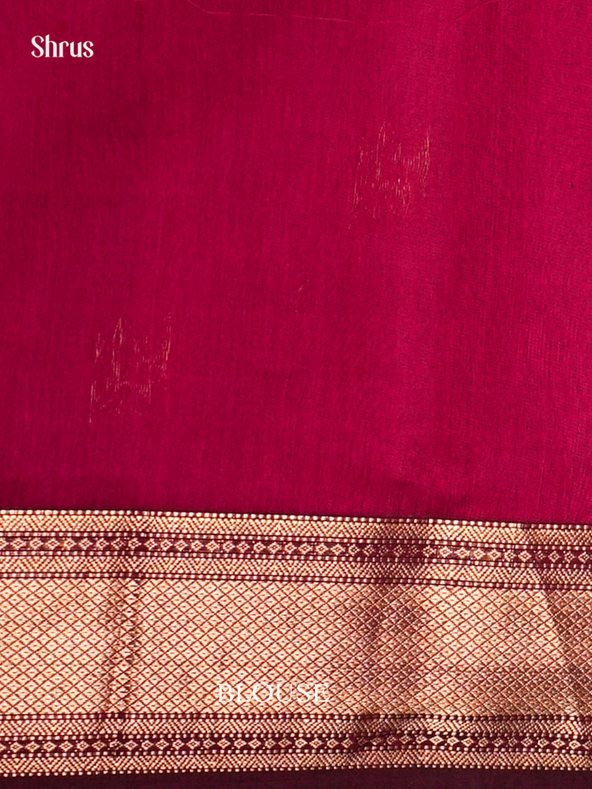 Maheshwari silkcotton Saree - ECS03162 - Shop on Shrus.com