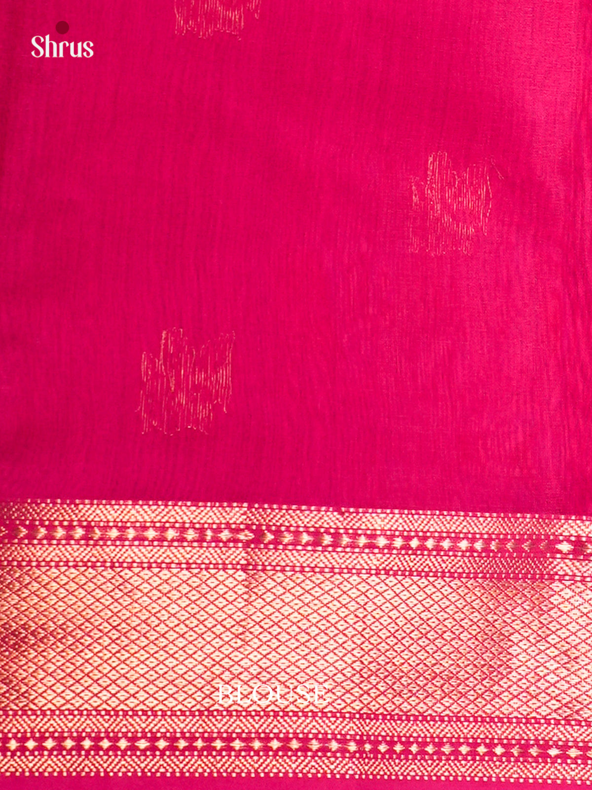 Maheshwari silkcotton Saree - ECS03164 - Shop on Shrus.com