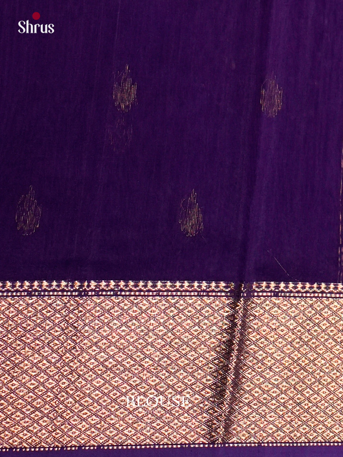 Maheshwari silkcotton Saree - ECS03170 - Shop on Shrus.com