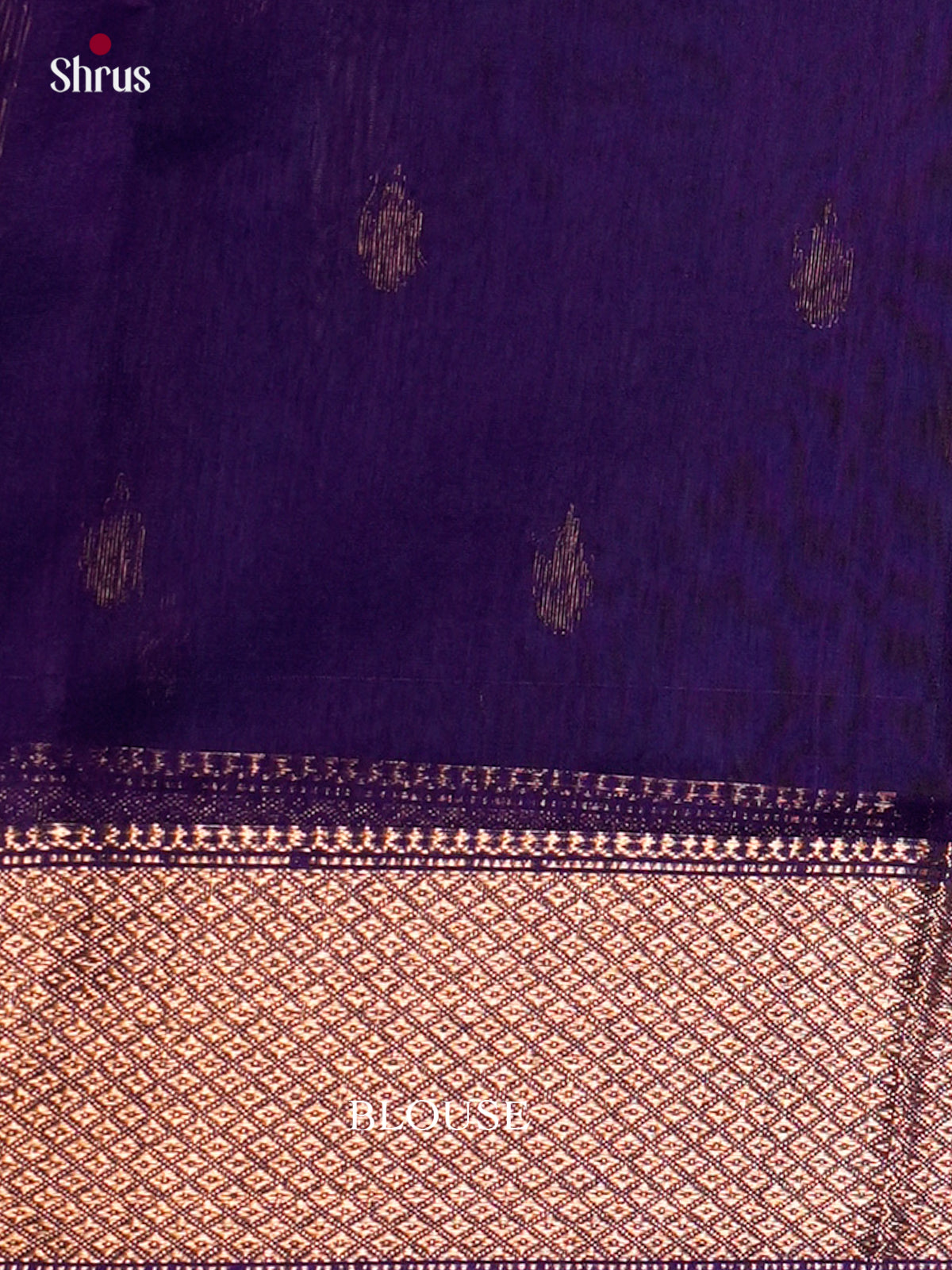 Maheshwari silkcotton Saree - ECS03172 - Shop on Shrus.com
