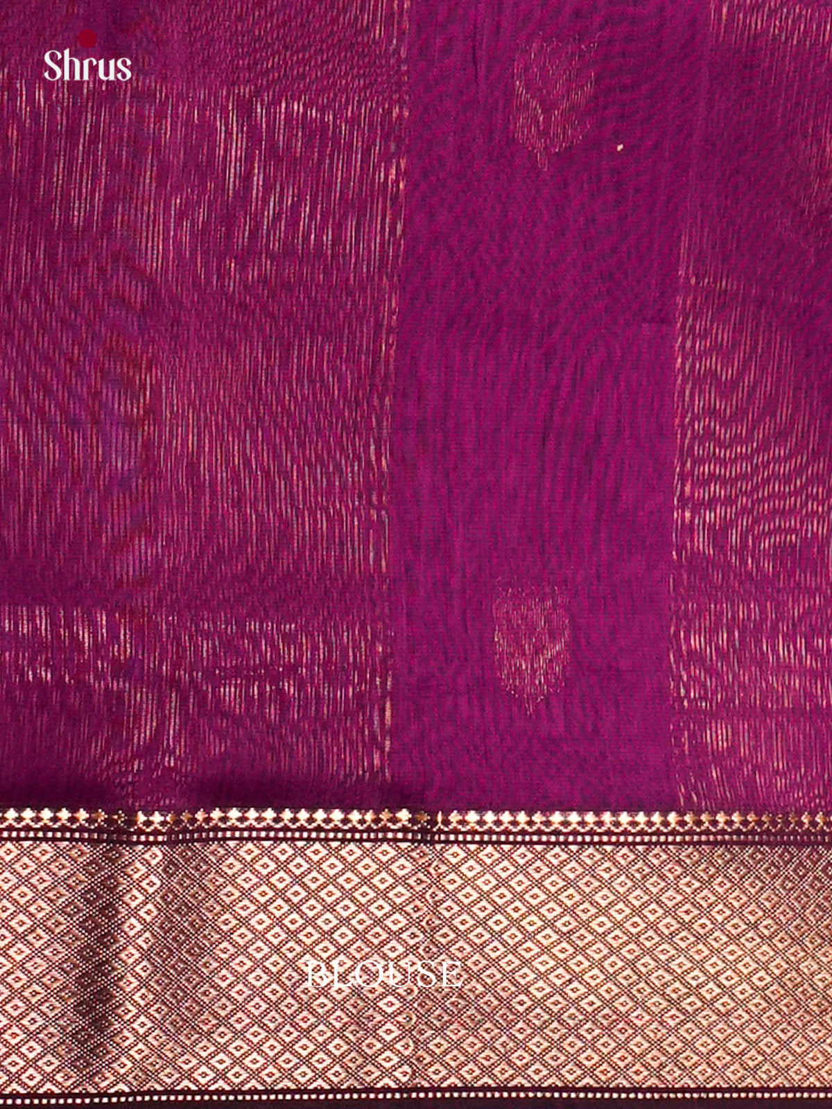 Maheshwari silkcotton Saree - ECS03225 - Shop on Shrus.com