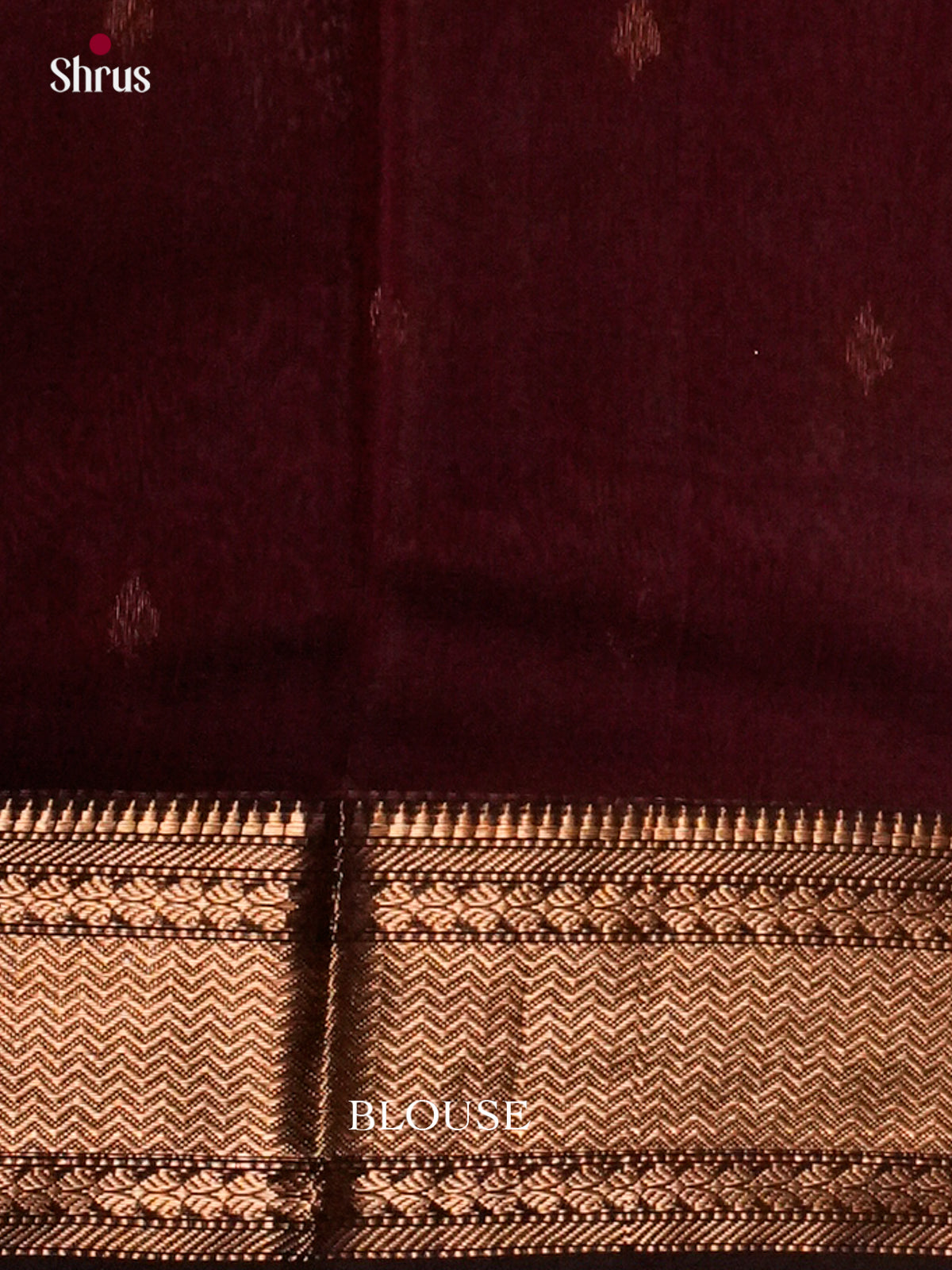 Maheshwari silkcotton Saree - ECS03280 - Shop on Shrus.com