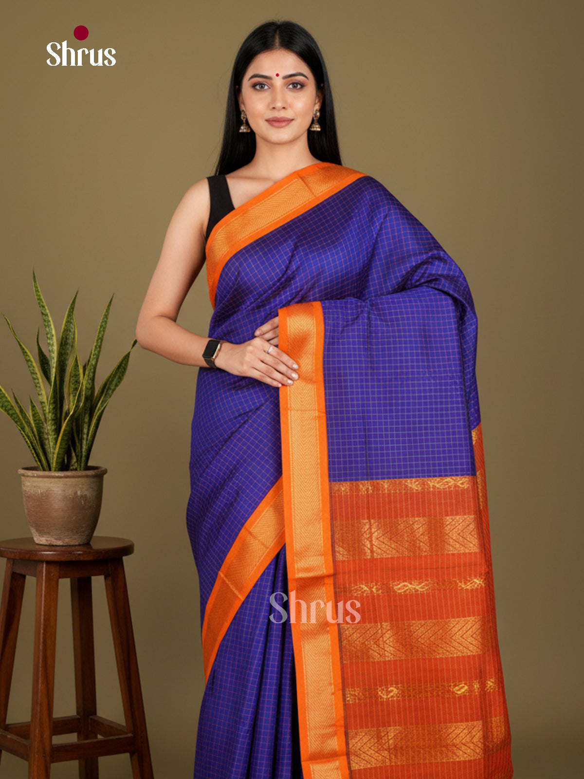 Kalyani Cotton Saree - ECS04171 - Shop on Shrus.com