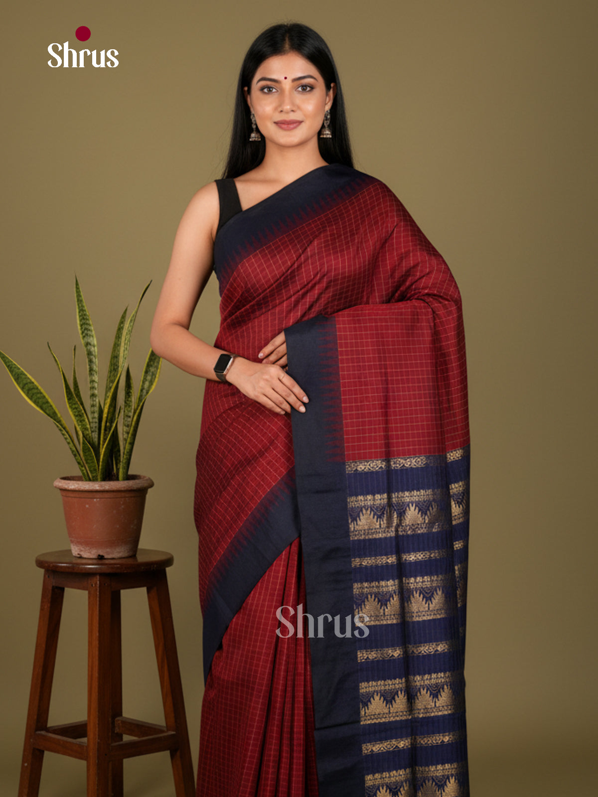 Kalyani Cotton Saree - ECS04173 - Shop on Shrus.com