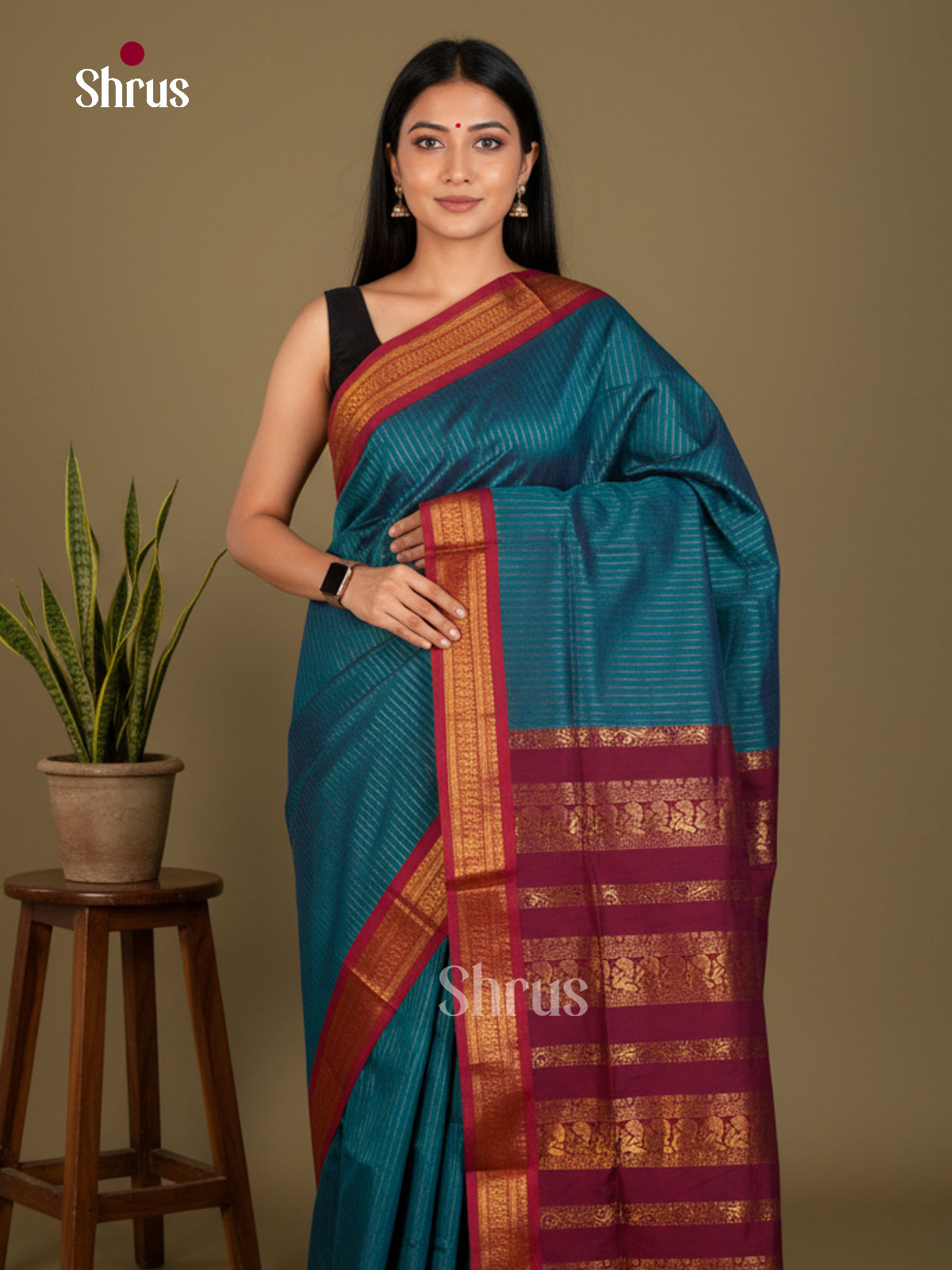 Kalyani Cotton Saree - ECS04185 - Shop on Shrus.com