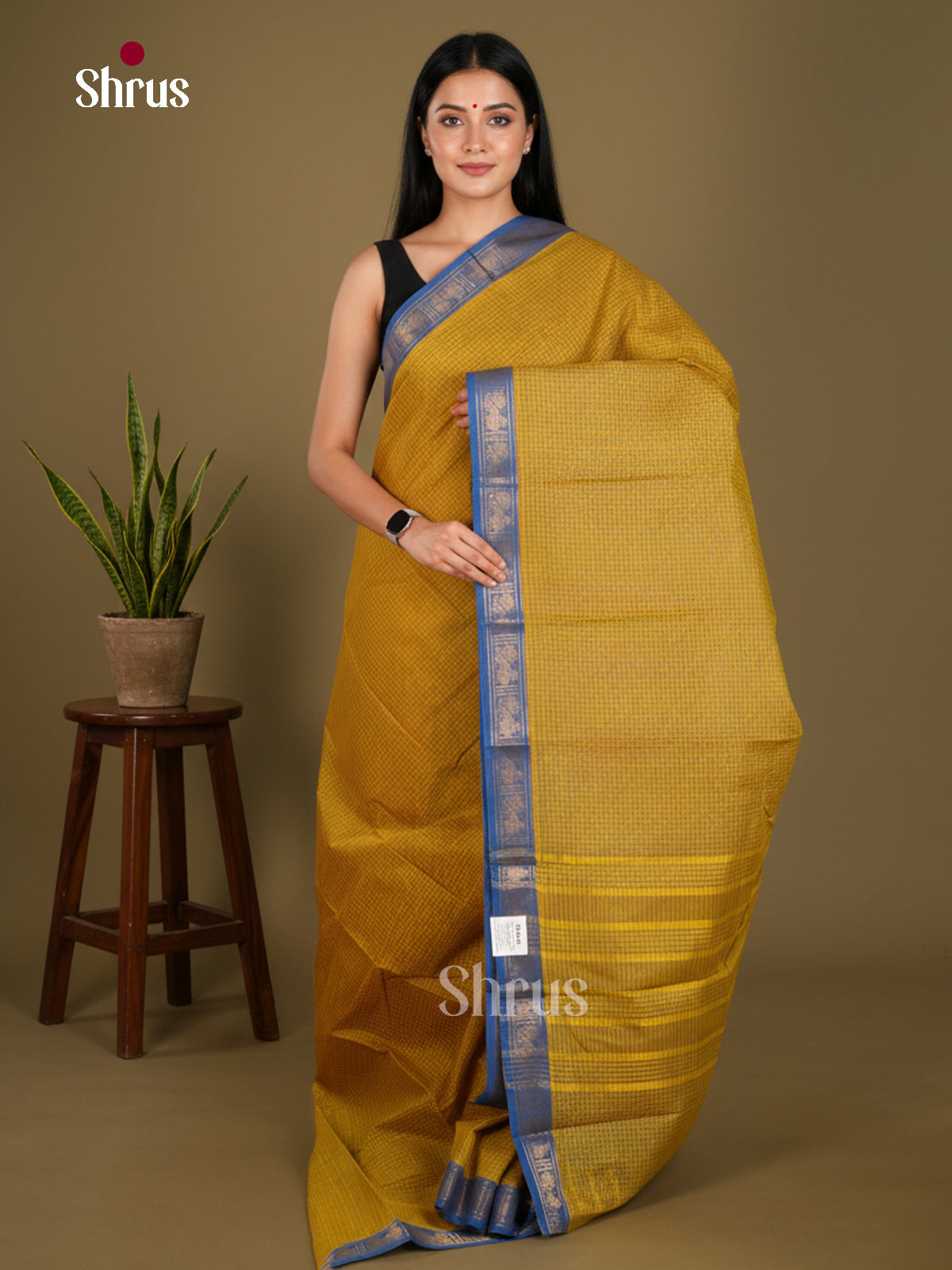 Chettinad Cotton-Without Blouse Saree - ECS04294 - Shop on Shrus.com