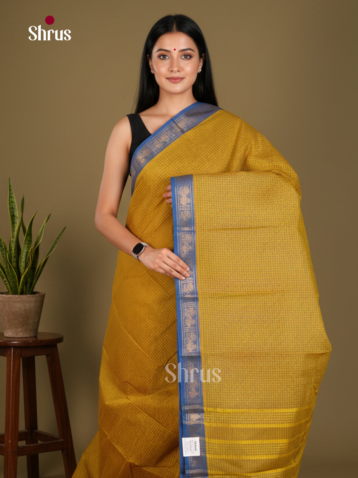 Chettinad Cotton-Without Blouse Saree - ECS04294 - Shop on Shrus.com