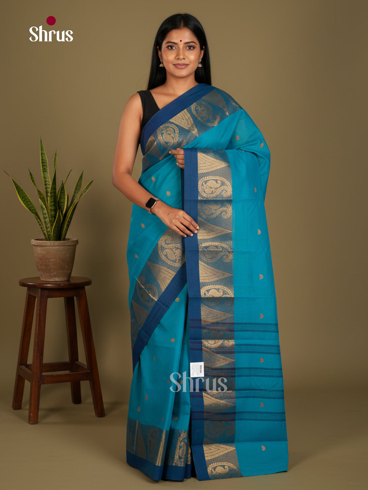 Chettinad Cotton-Without Blouse Saree - ECS04331 - Shop on Shrus.com