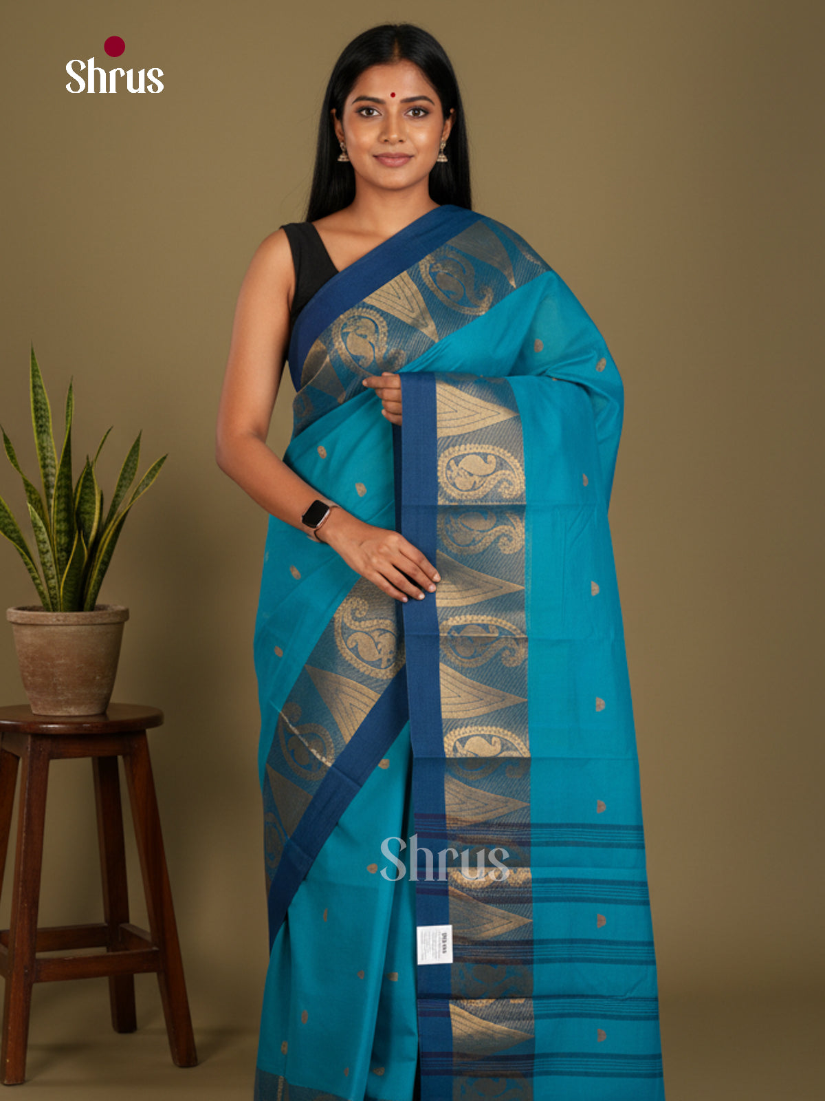 Chettinad Cotton-Without Blouse Saree - ECS04331 - Shop on Shrus.com