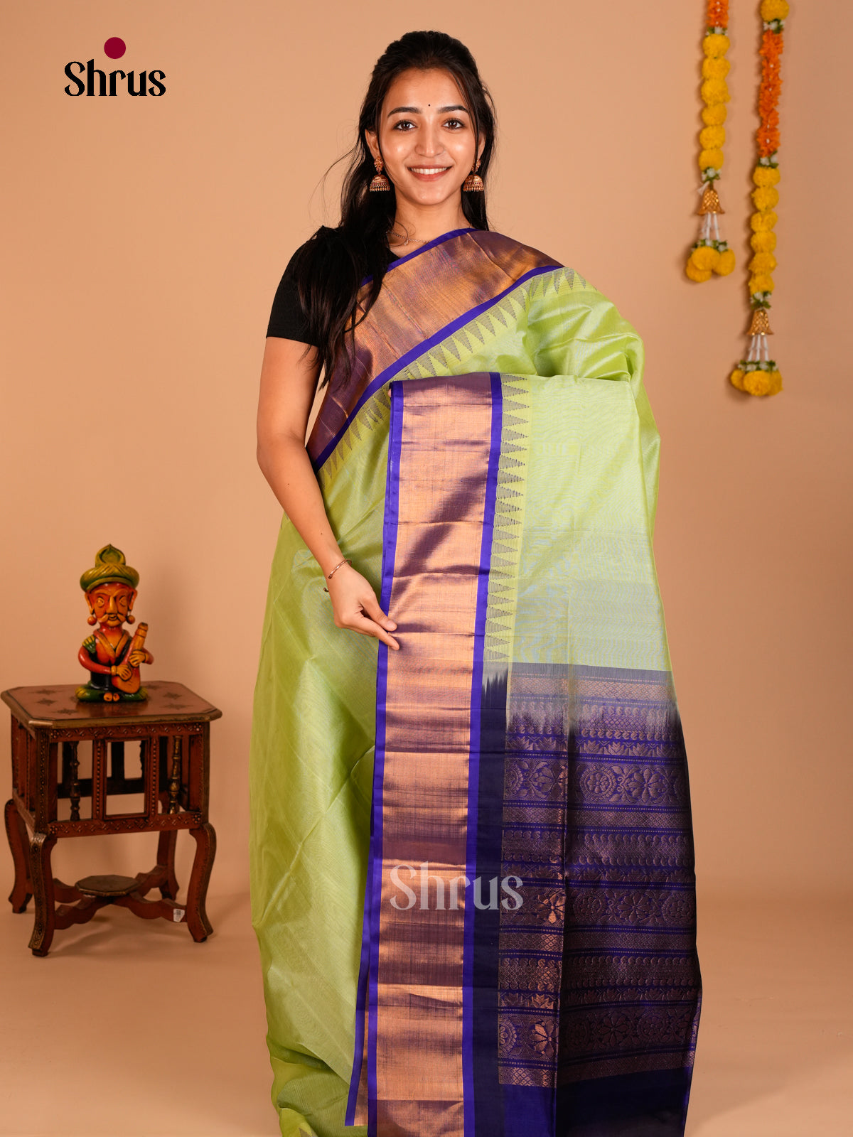 Silk Cotton Saree - ECS05001 - Shop on Shrus.com