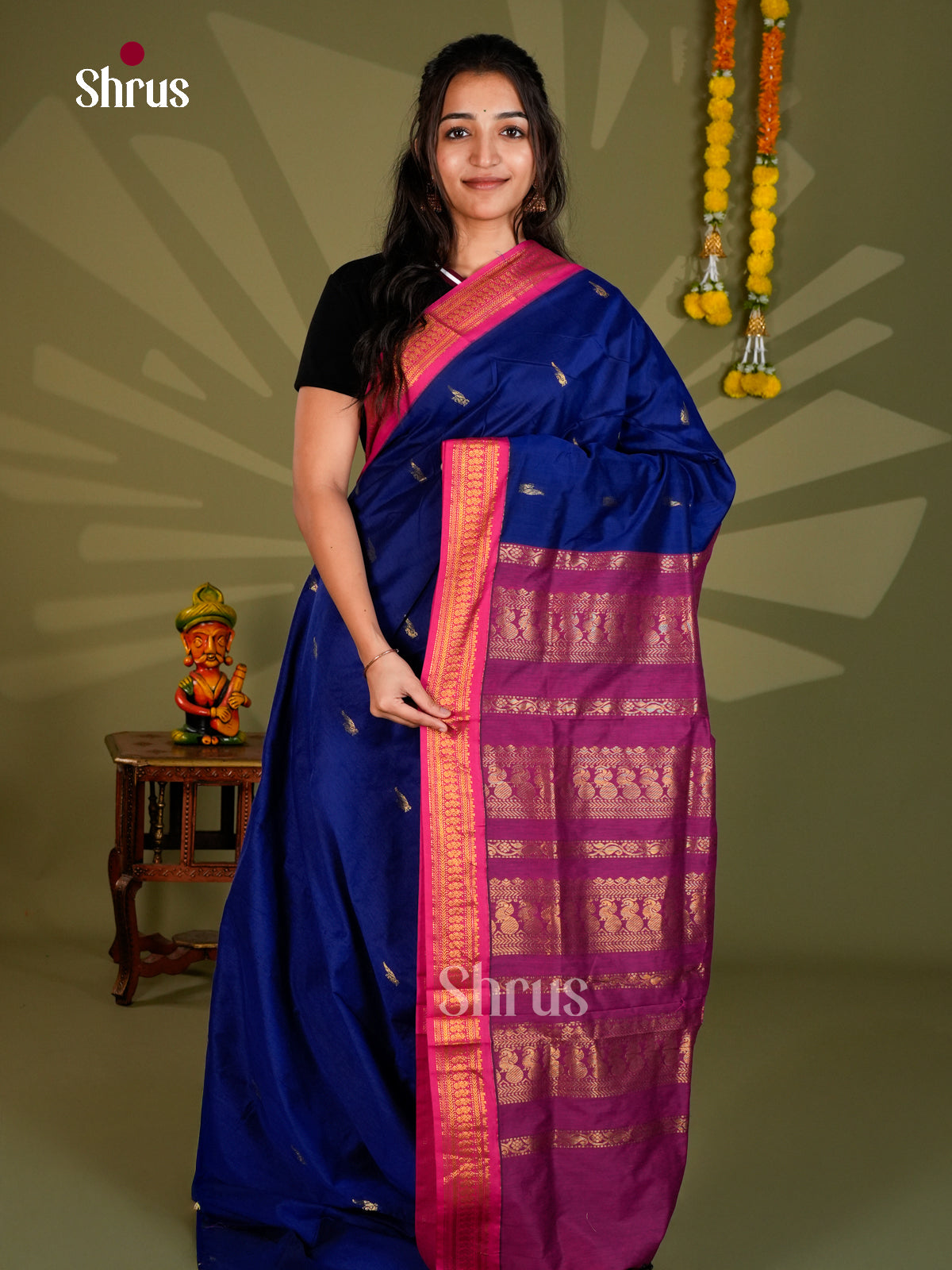Kalyani Cotton Saree - ECS06002 - Shop on Shrus.com