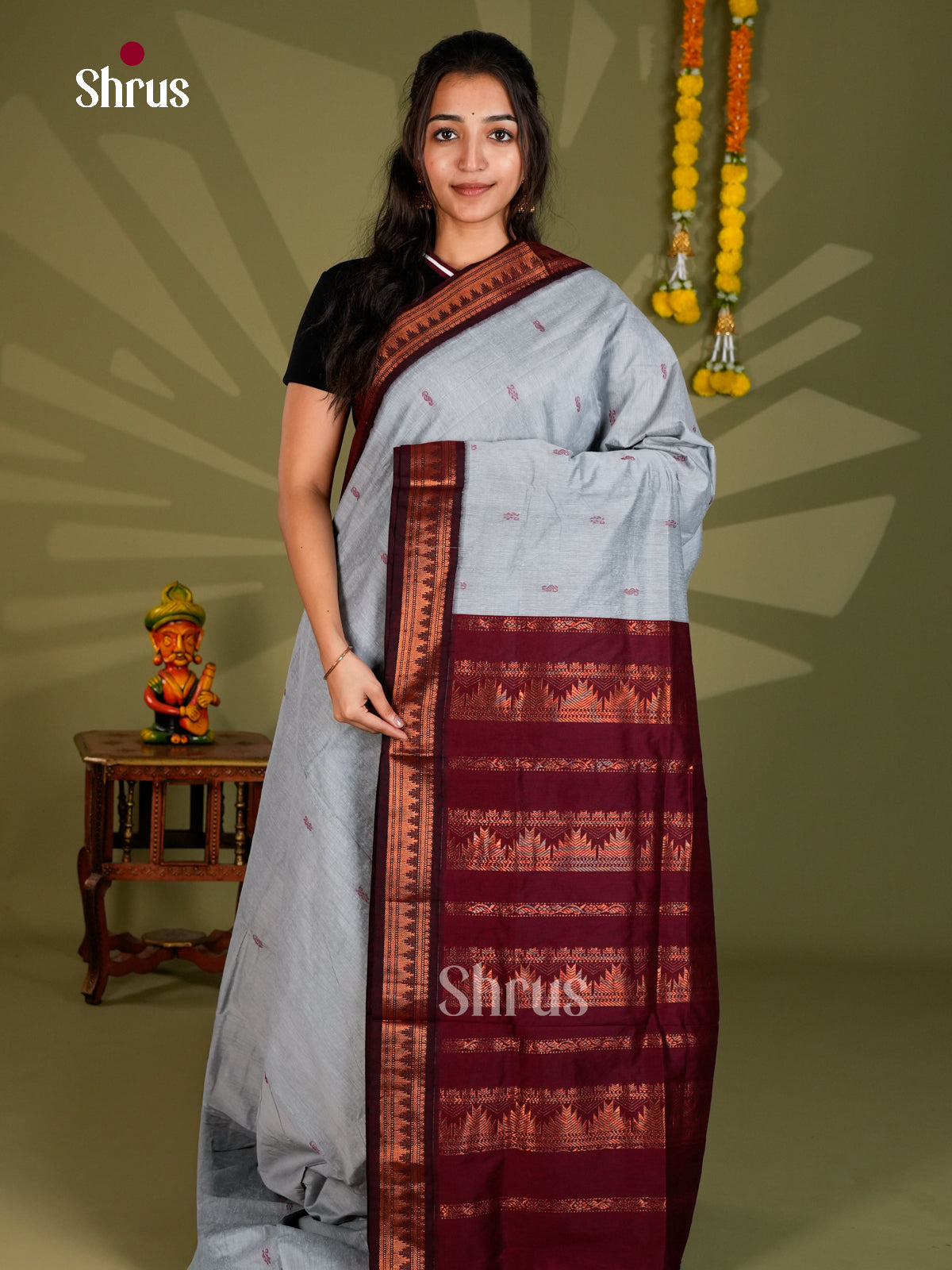 Kalyani Cotton Saree - ECS06004 - Shop on Shrus.com