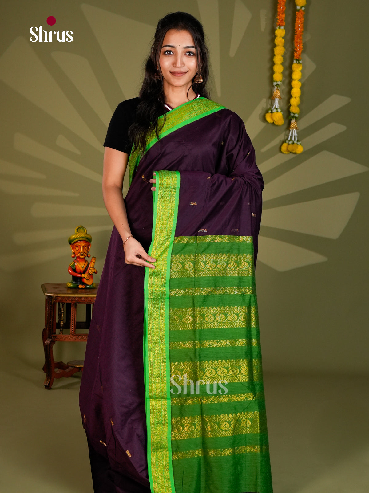 Kalyani Cotton Saree - ECS06005 - Shop on Shrus.com