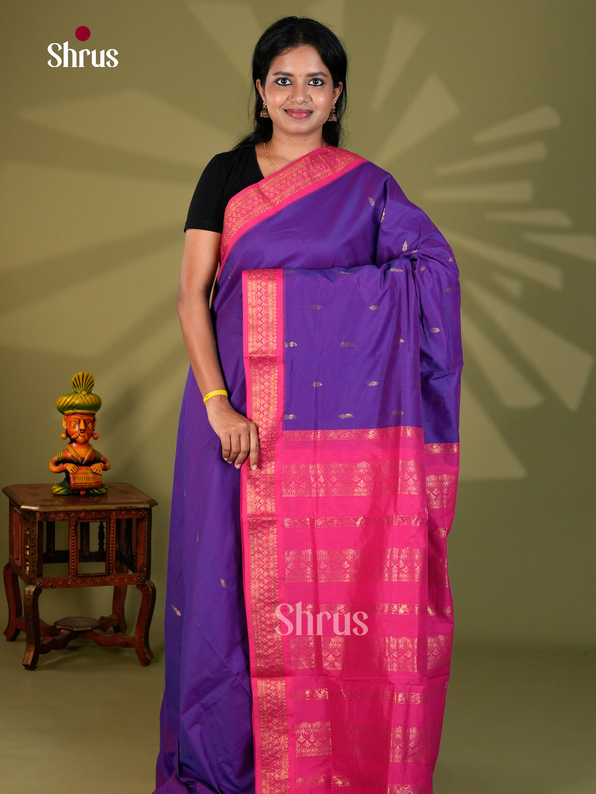 Kalyani Cotton Saree - ECS06018 - Shop on Shrus.com