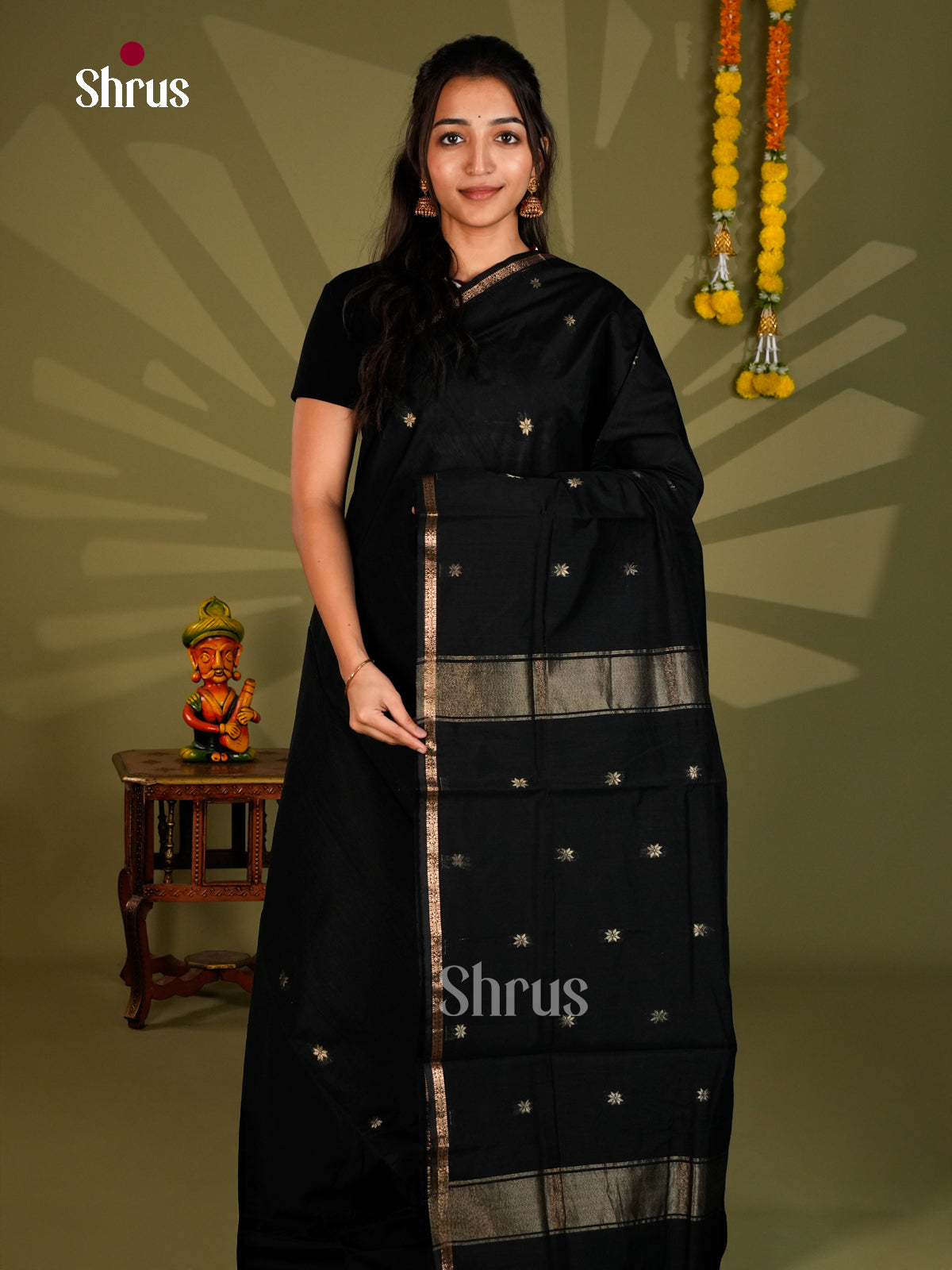 Semi Maheshwari Saree - ECS06072 - Shop on Shrus.com