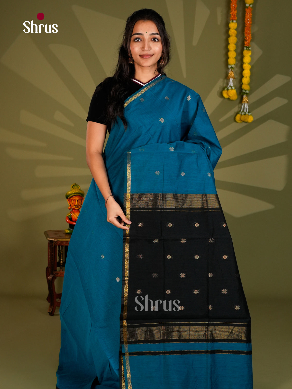 Semi Maheshwari Saree - ECS06081 - Shop on Shrus.com