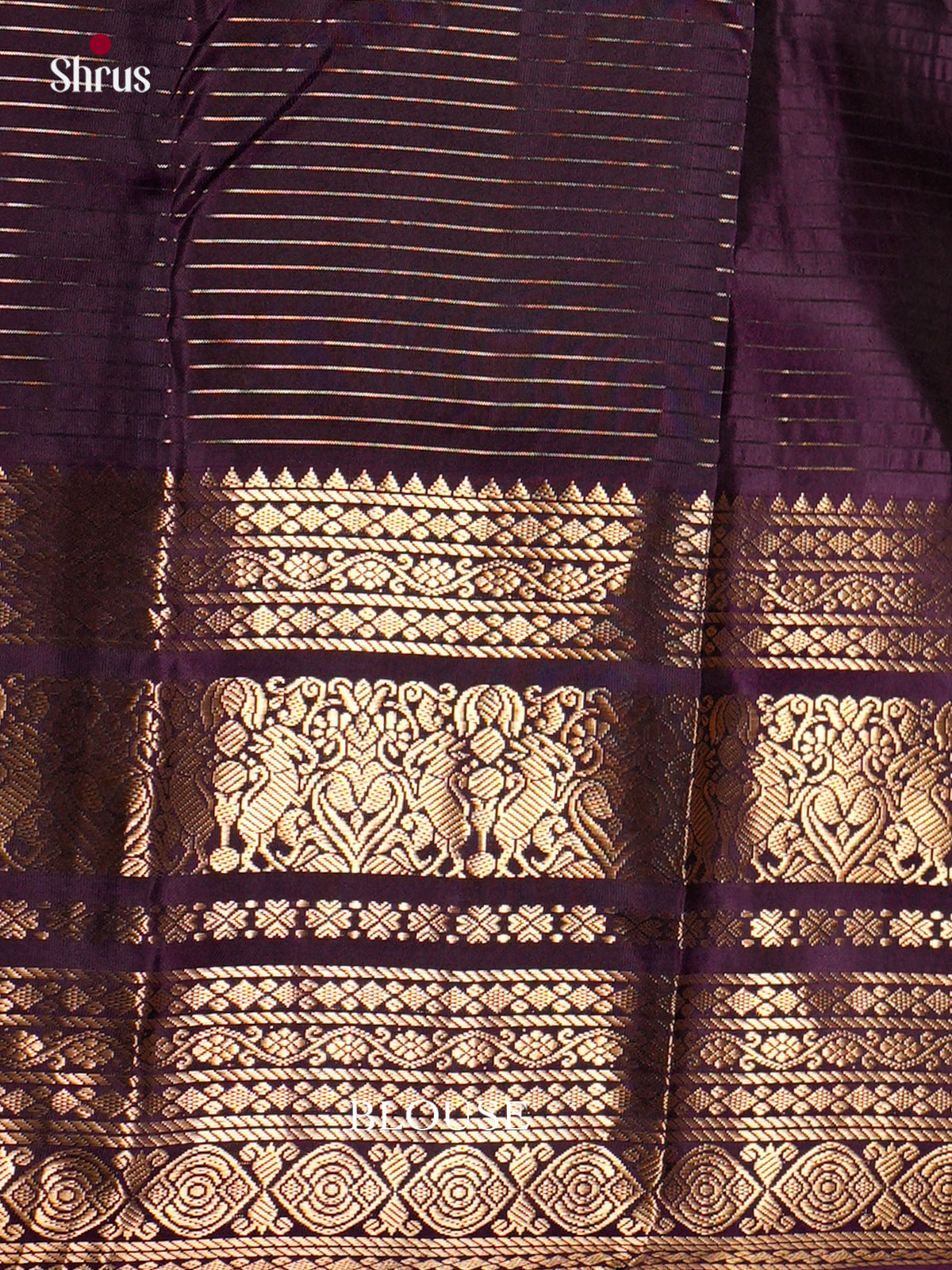 Kanchipuram silk Saree - ECS06212 - Shop on Shrus.com