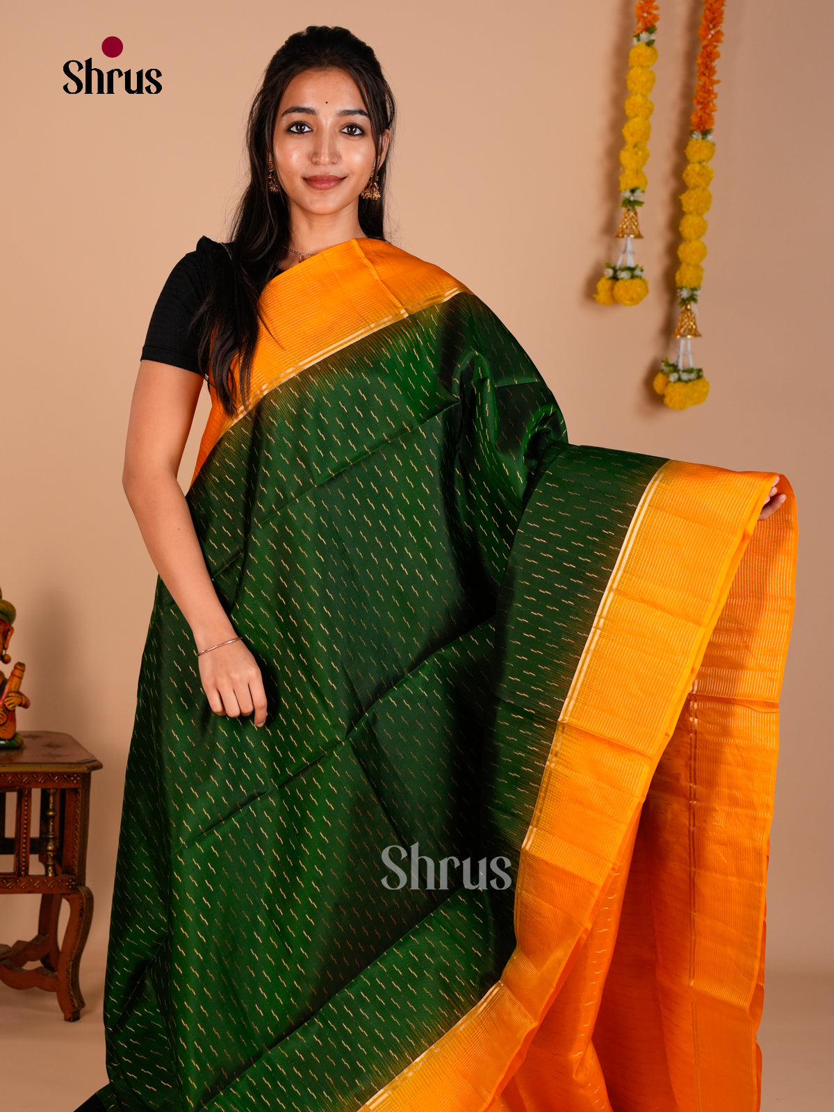 Soft Silk Saree - ECS06323 - Shop on Shrus.com