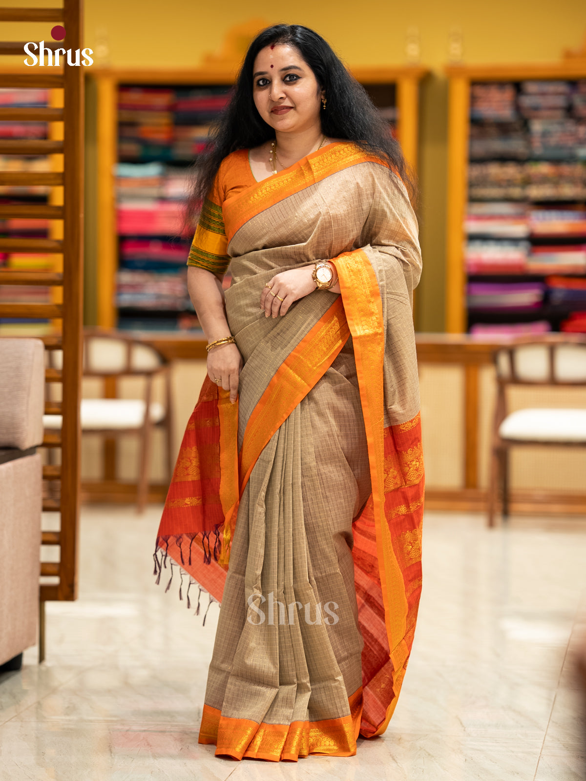 Kalyani Cotton Saree - ECS09001 - Shop on Shrus.com