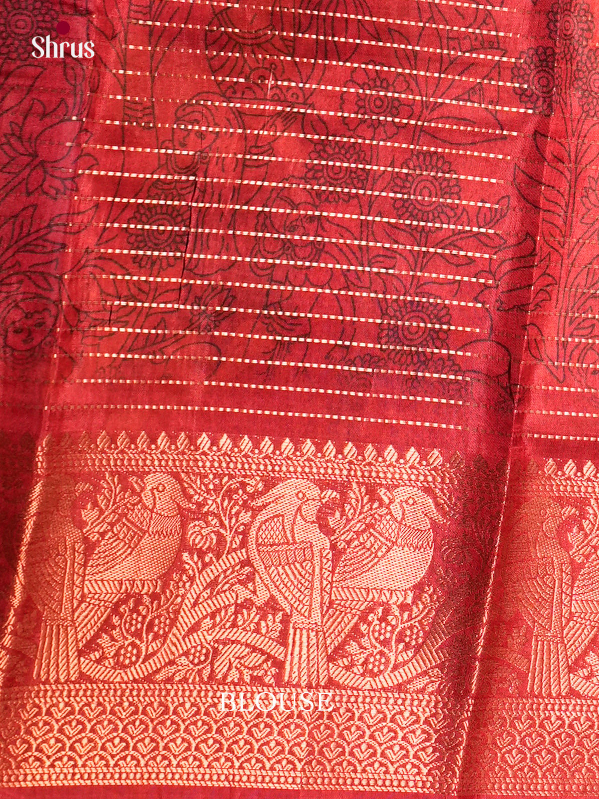 Semi Tussar Saree - ECS09275 - Shop on Shrus.com