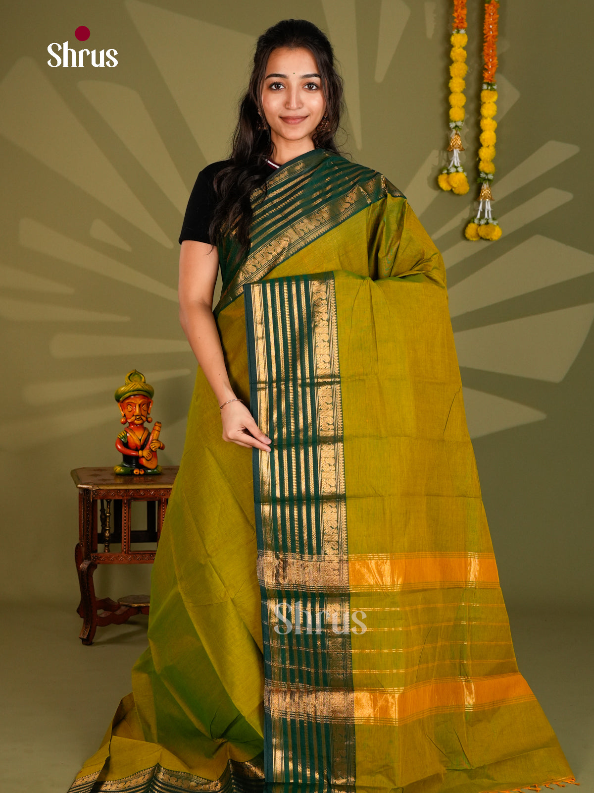Chettinad Cotton Saree - ECS09287 - Shop on Shrus.com