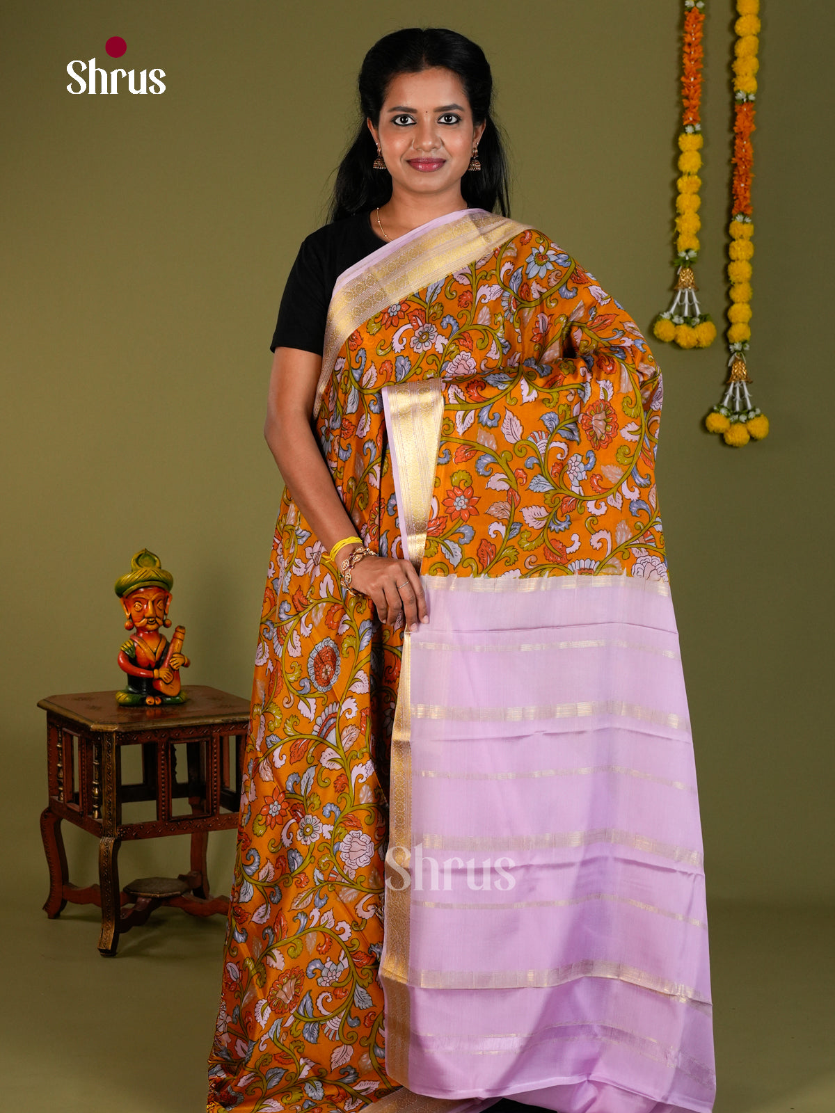 Mysore Silk Saree - ECS10016 - Shop on Shrus.com