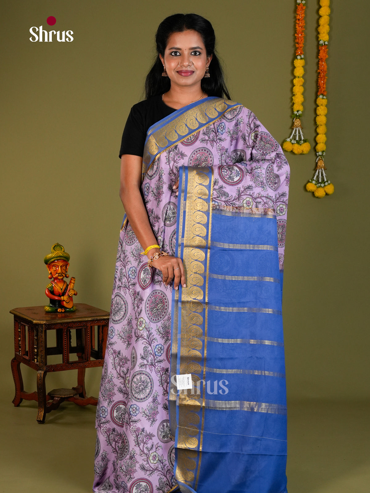 Mysore Silk Saree - ECS10045 - Shop on Shrus.com