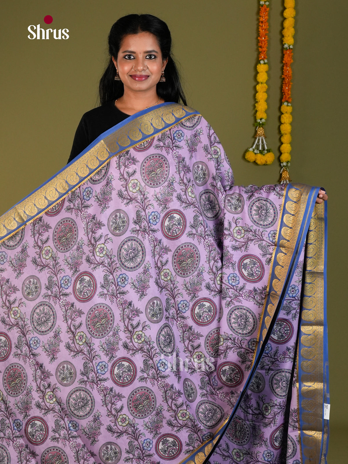 Mysore Silk Saree - ECS10045 - Shop on Shrus.com