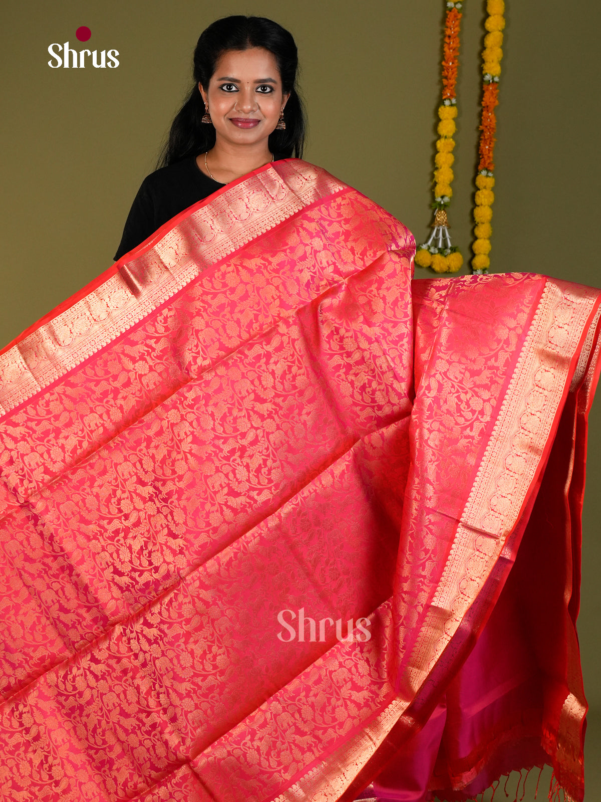Soft Silk Saree - ECS10057 - Shop on Shrus.com