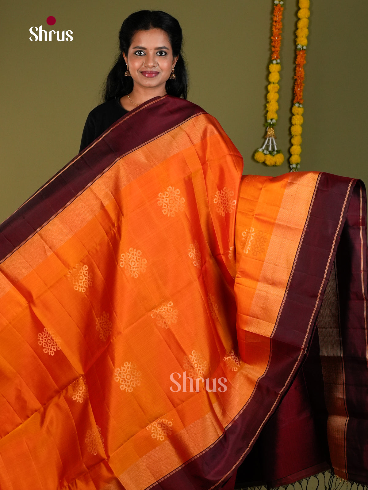 Soft Silk Saree - ECS10070 - Shop on Shrus.com