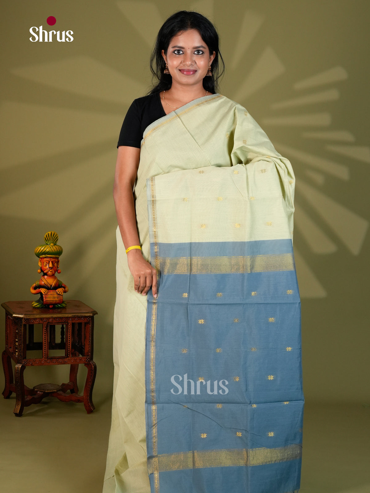 Semi Maheshwari Saree - ECS10074 - Shop on Shrus.com
