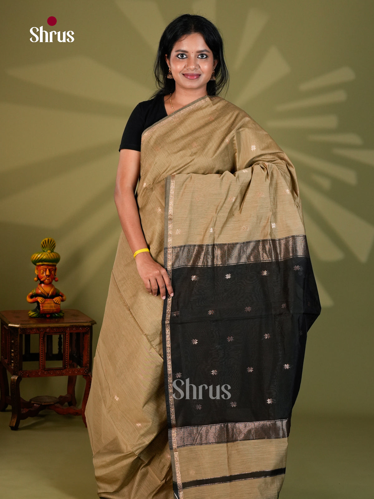 Semi Maheshwari Saree - ECS10075 - Shop on Shrus.com