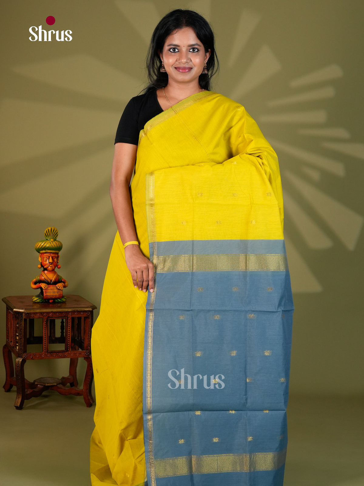 Semi Maheshwari Saree - ECS10091 - Shop on Shrus.com