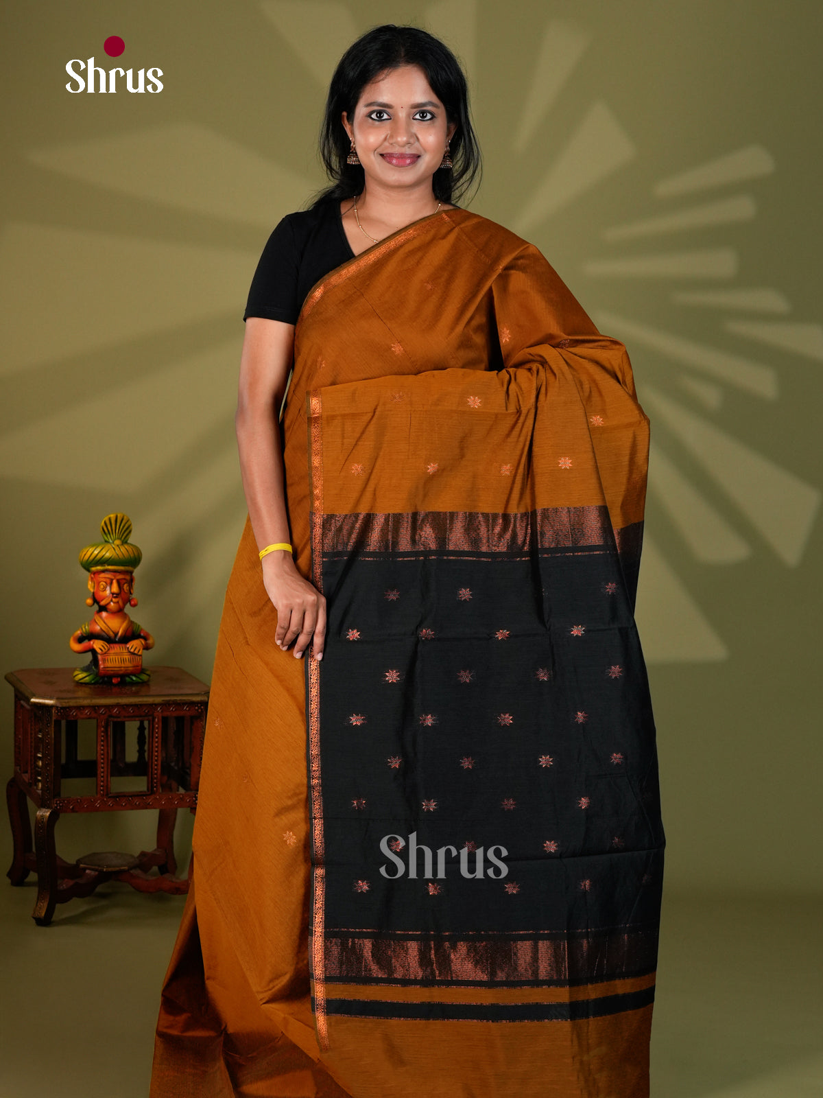 Semi Maheshwari Saree - ECS10098 - Shop on Shrus.com