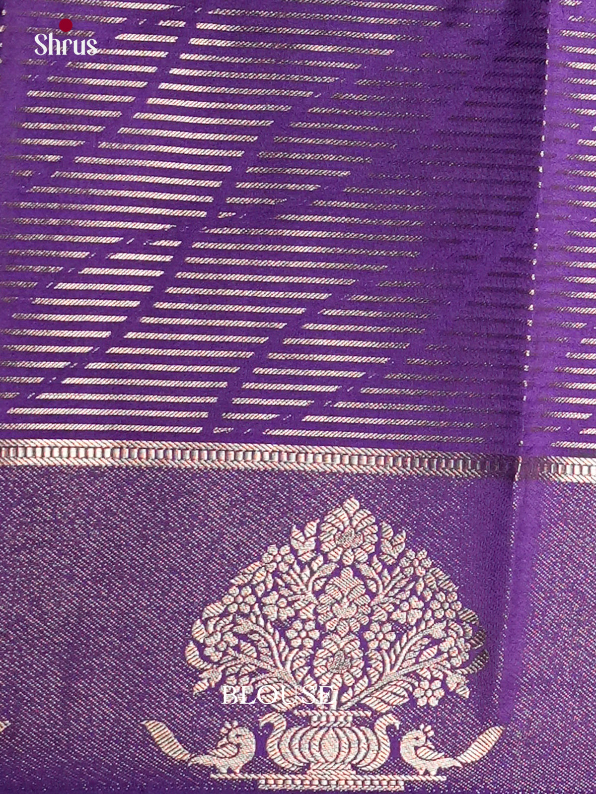 Semi Mysoresilk Saree - ECS11326 - Shop on Shrus.com