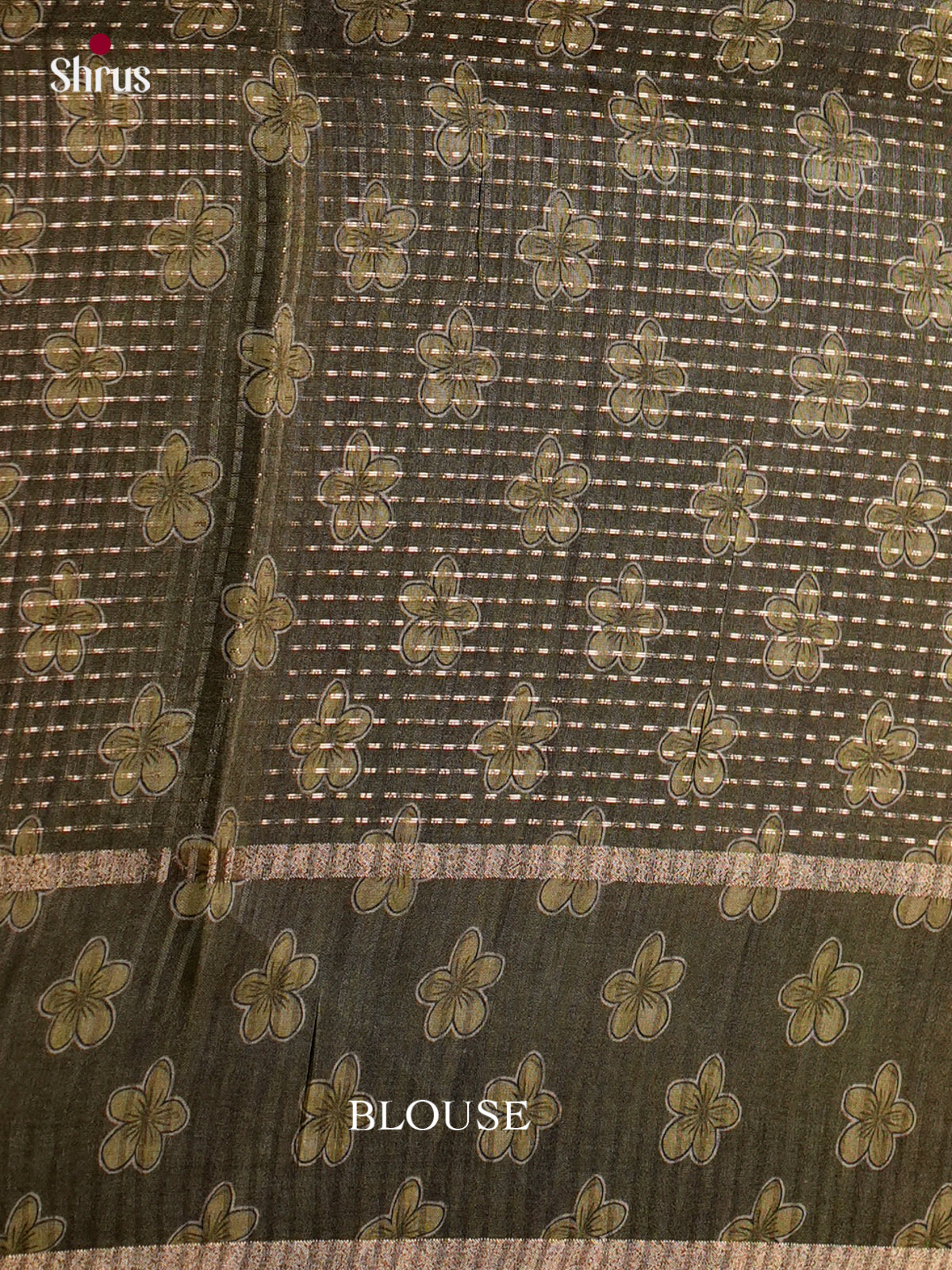 Printed Semi Tussar Saree - ECS12054 - Shop on Shrus.com