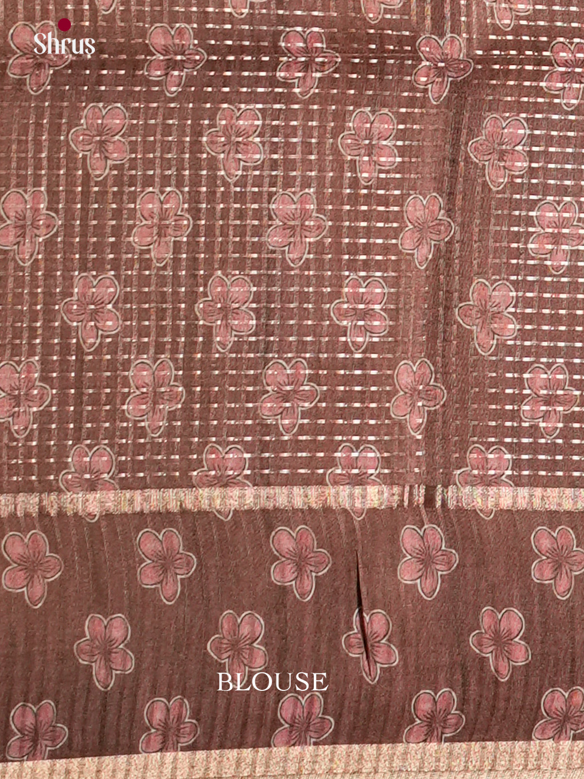 Printed Semi Tussar Saree - ECS12055 - Shop on Shrus.com