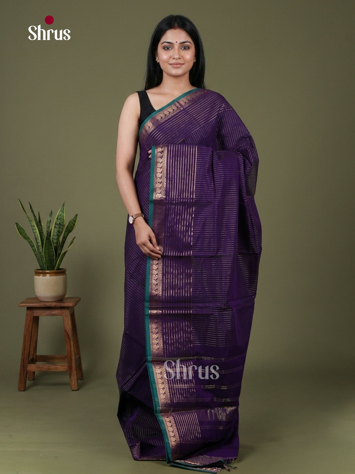Chettinad Cotton Saree - ECS17001 - Shop on Shrus.com