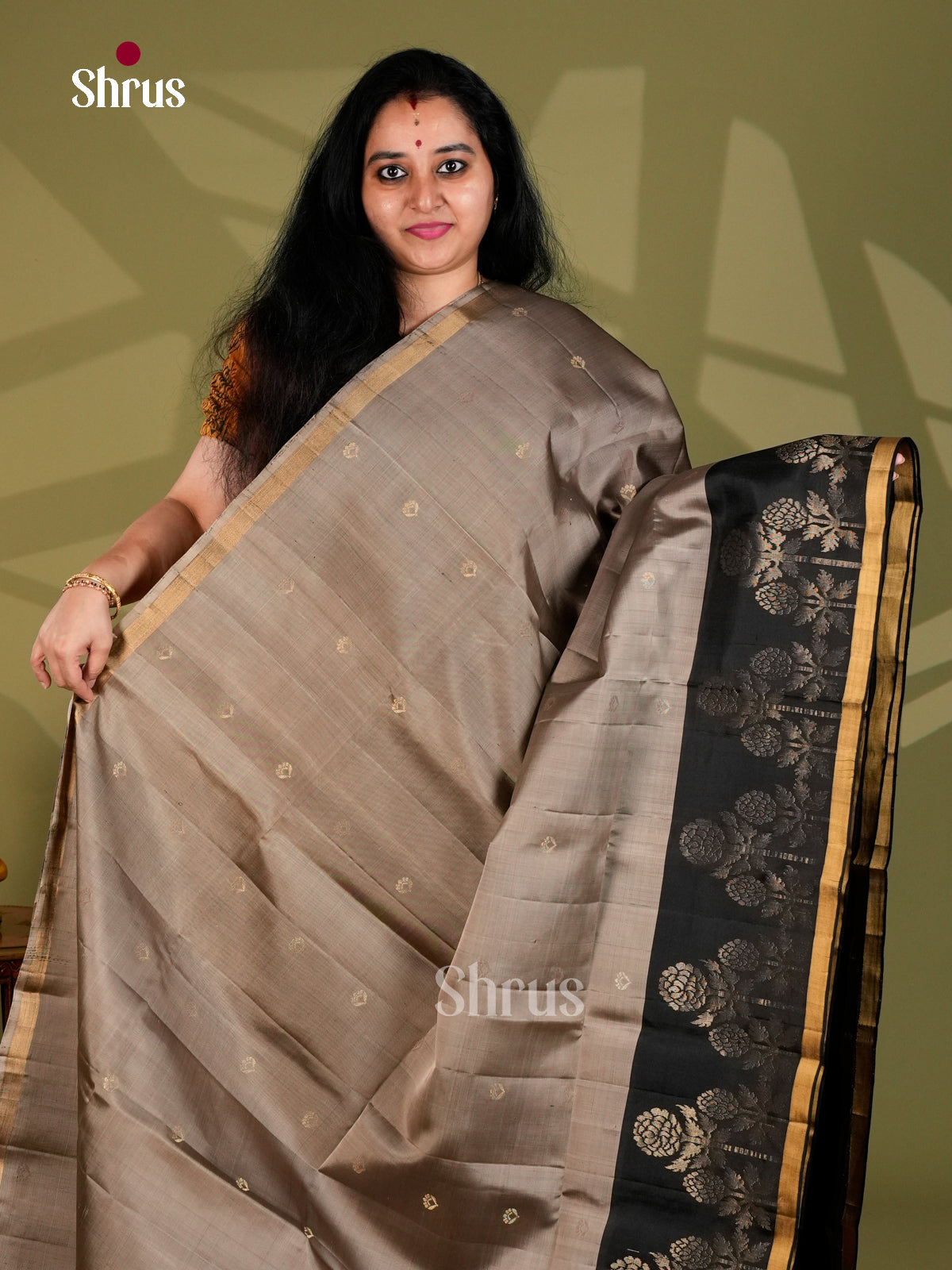 Soft Silk Saree - ECS18011 - Shop on Shrus.com