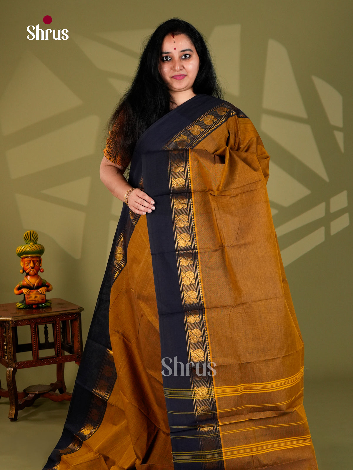 Chettinad Cotton Saree - ECS18049 - Shop on Shrus.com