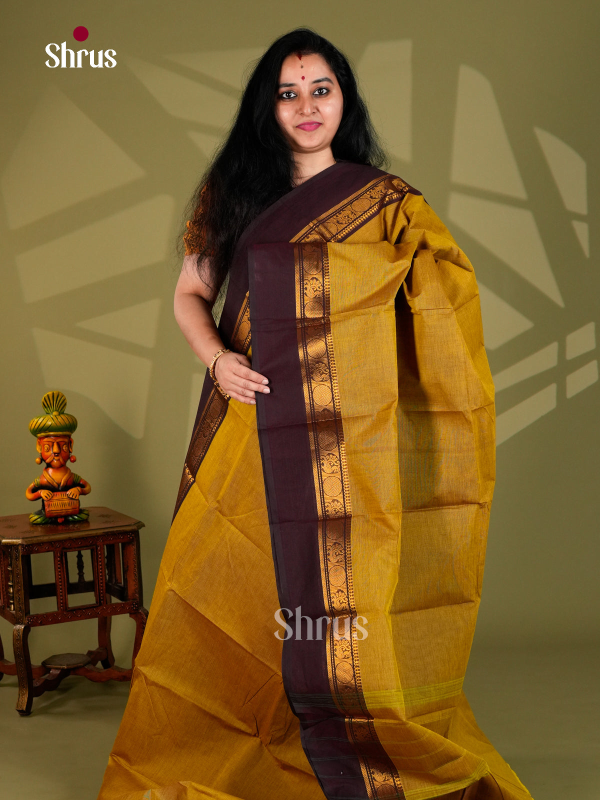 Chettinad Cotton Saree - ECS18052 - Shop on Shrus.com
