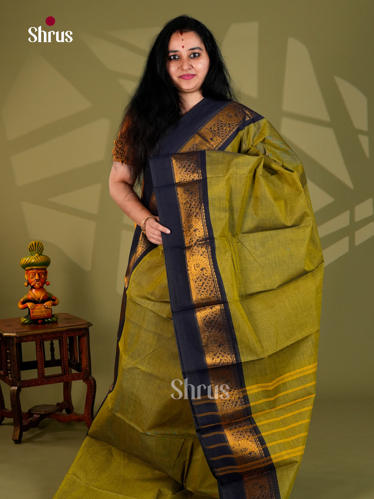 Chettinad Cotton Saree - ECS18057 - Shop on Shrus.com